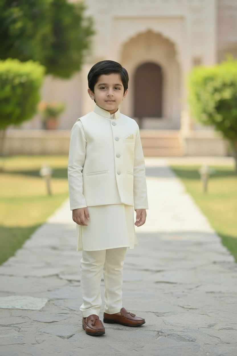 Ivory Eid Set For Boys