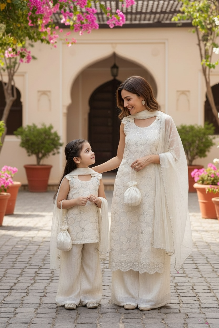 Ivory Pearl Blossom Set