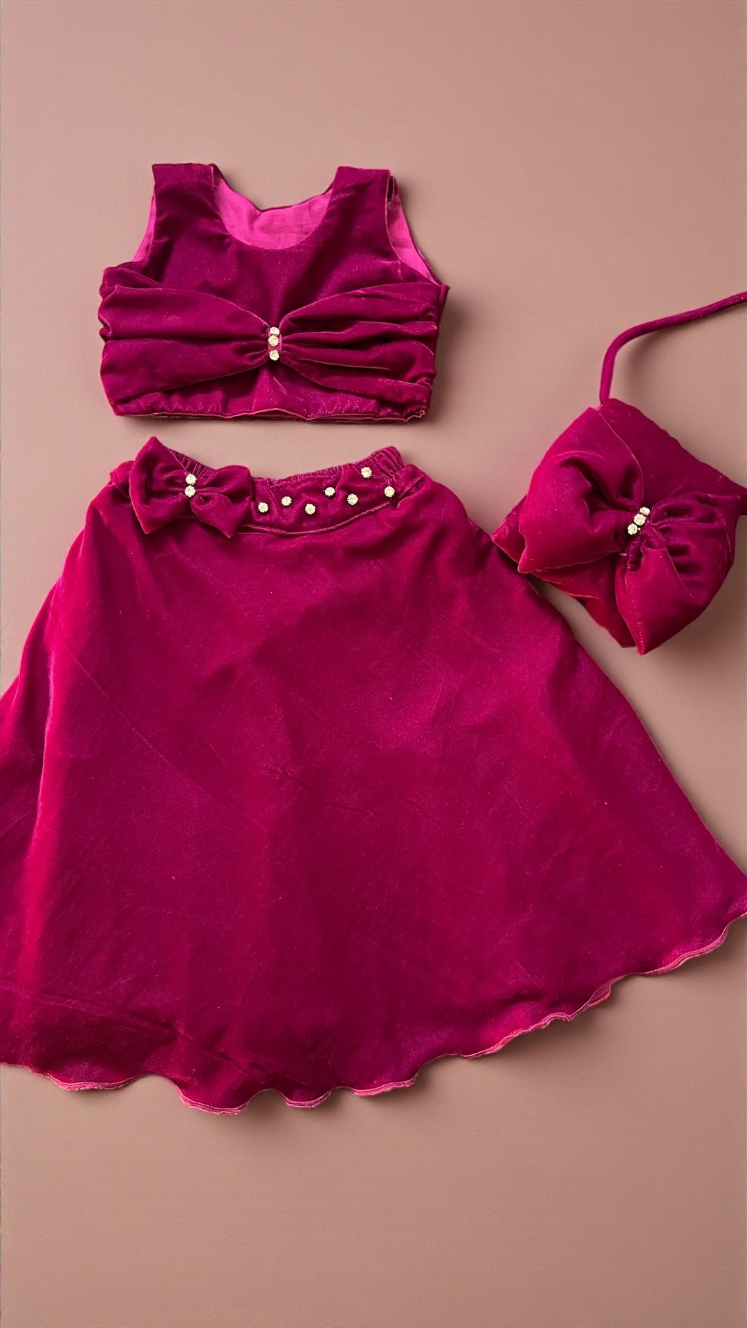 Berry Bloom Velvet Set