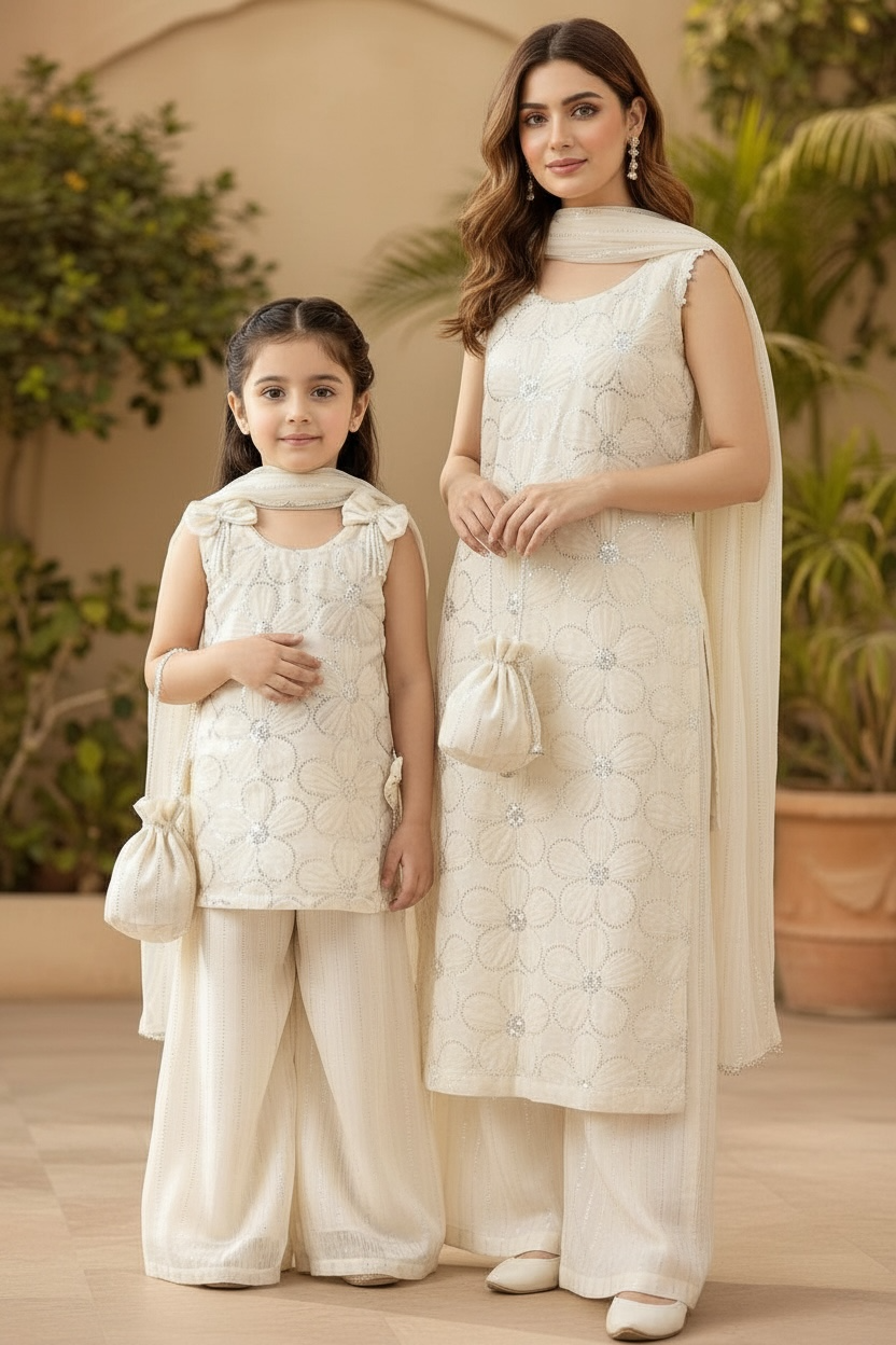 Ivory Pearl Blossom Set