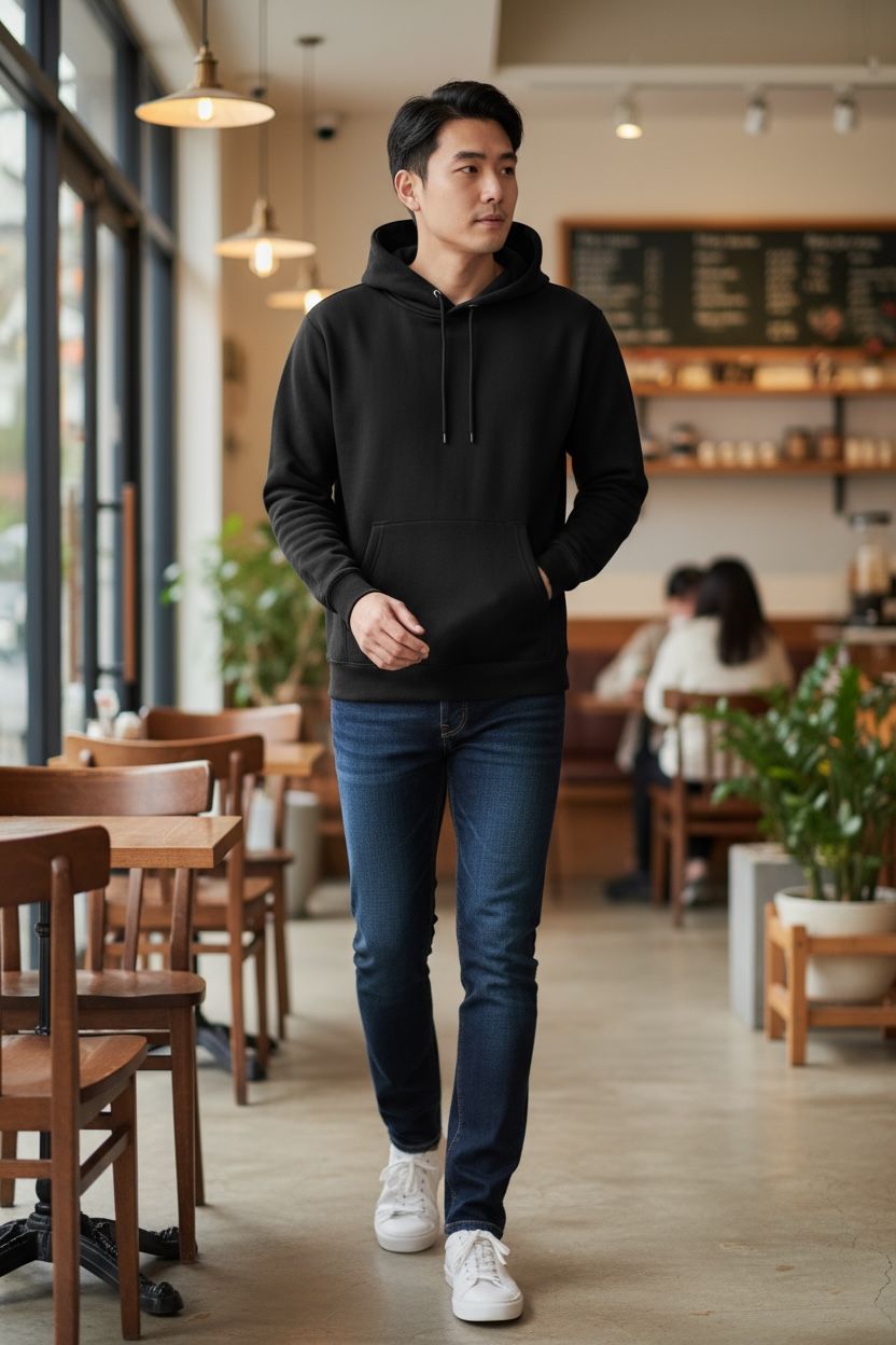Classic Black Hoodie