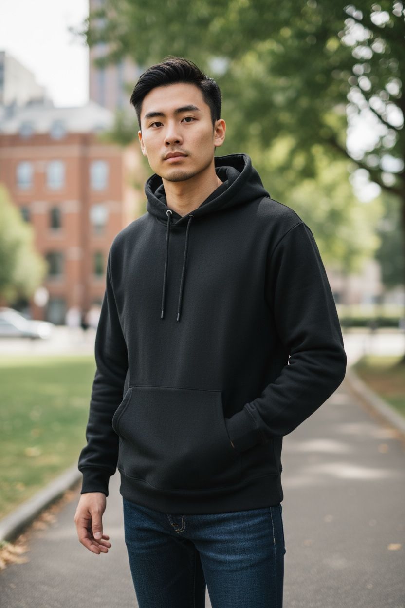 Classic Black Hoodie