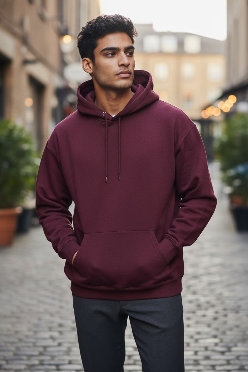 Classic Burgundy Hoodie