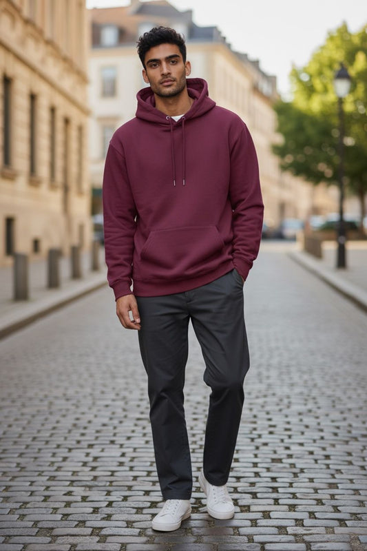 Classic Burgundy Hoodie