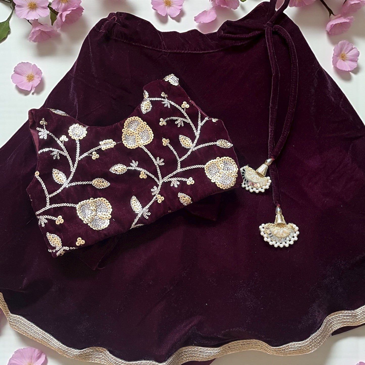 Velvet Plum Blossom Set
