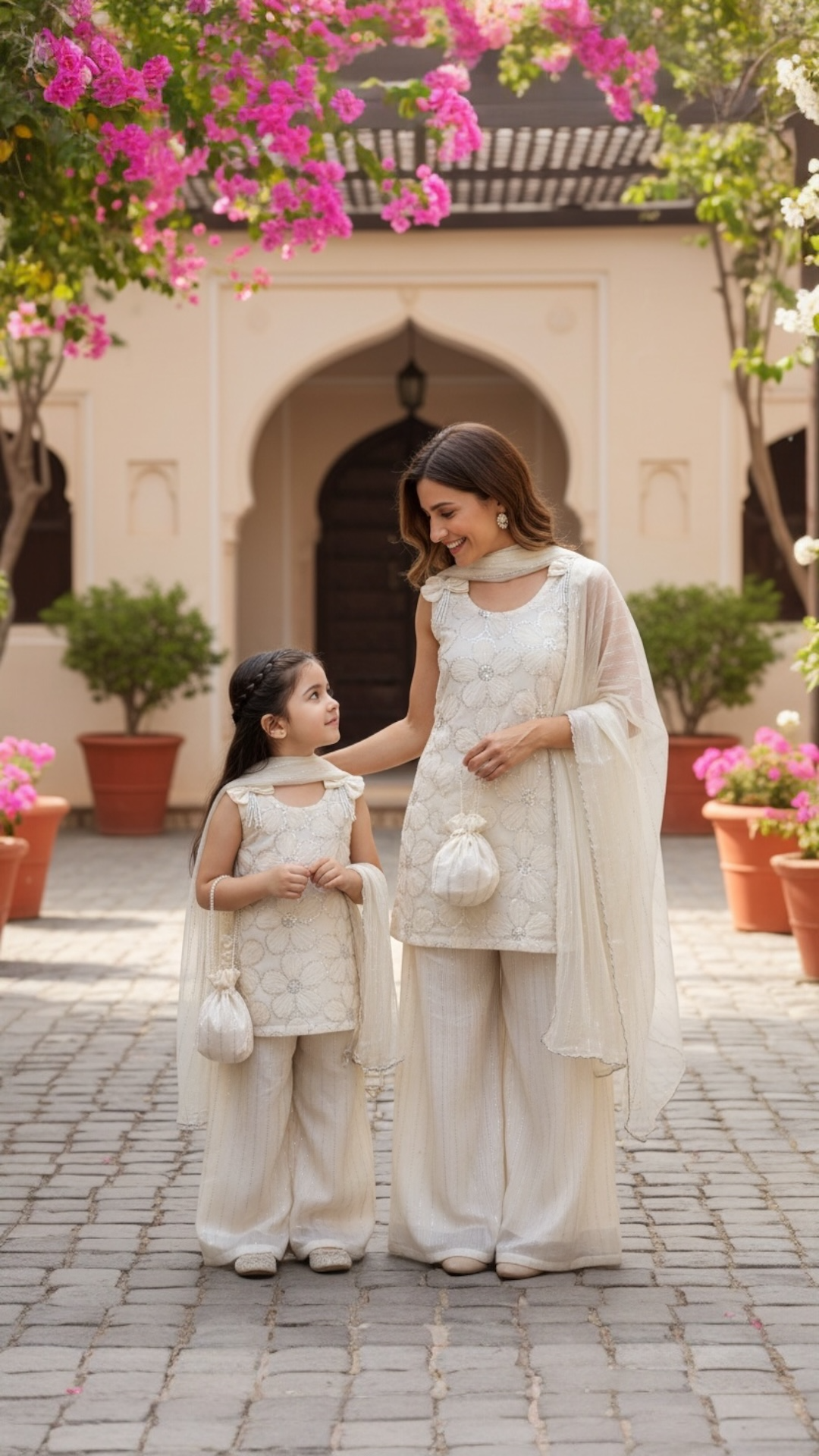 Ivory Pearl Blossom Set