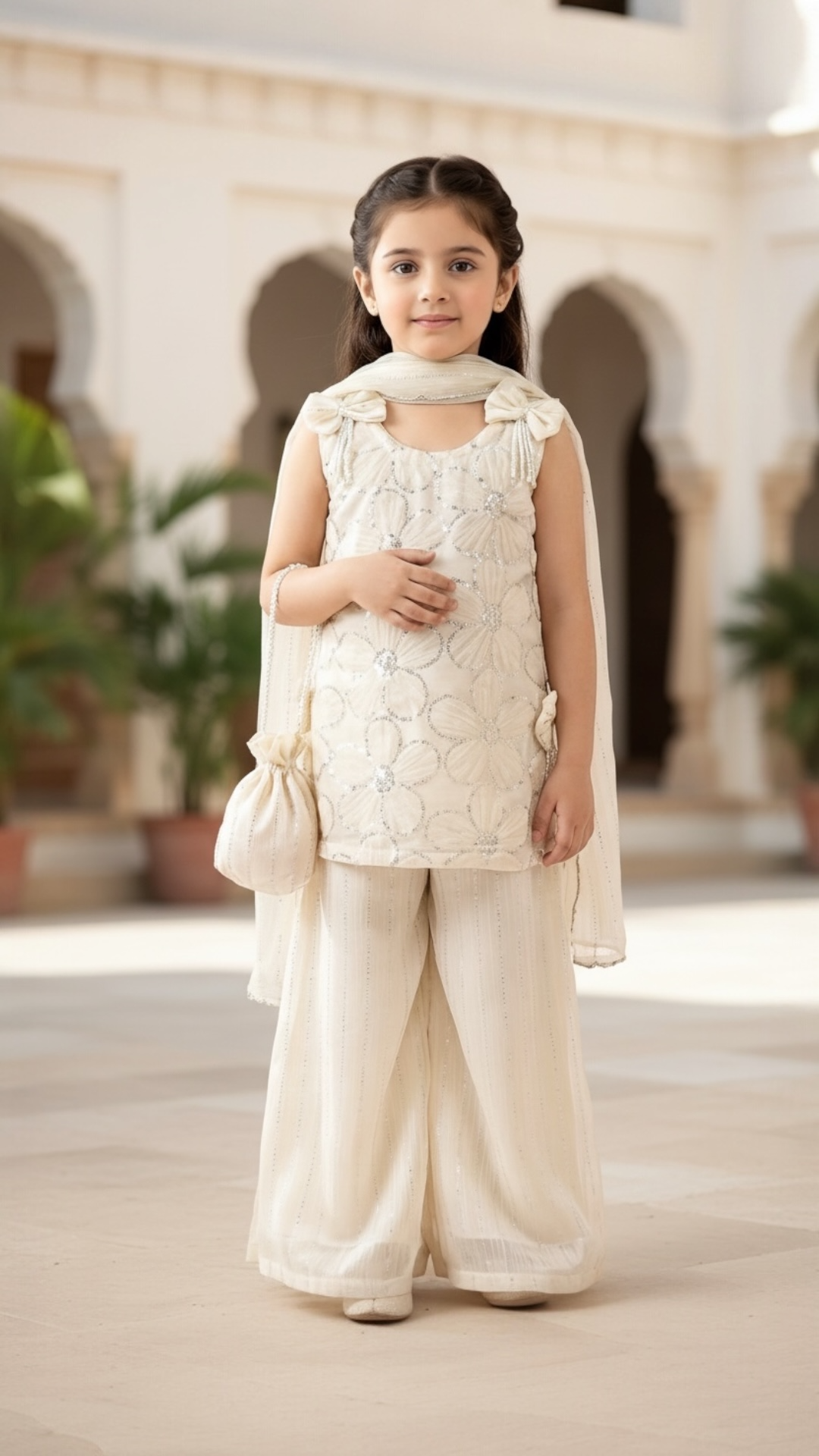 Ivory Pearl Blossom Set