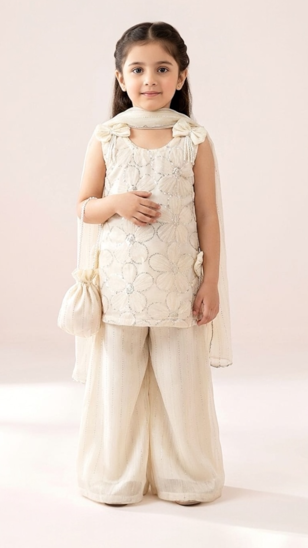 Ivory Pearl Blossom Set